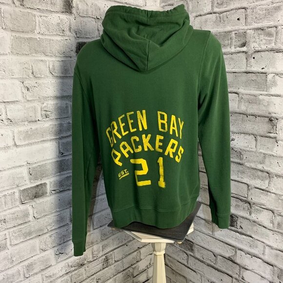 Green Bay Packers Full Zip Hoodie - Picture 3 of 11